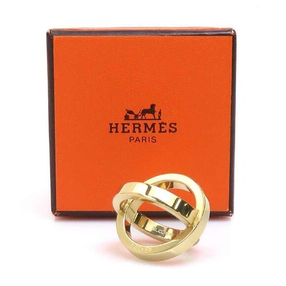 HERMES Scarf Ring BIJOUTERIE FANTAISIE - Picture 10 of 10